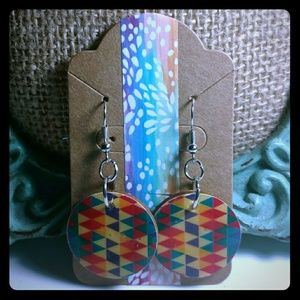 Geometric Earrings- Handmade